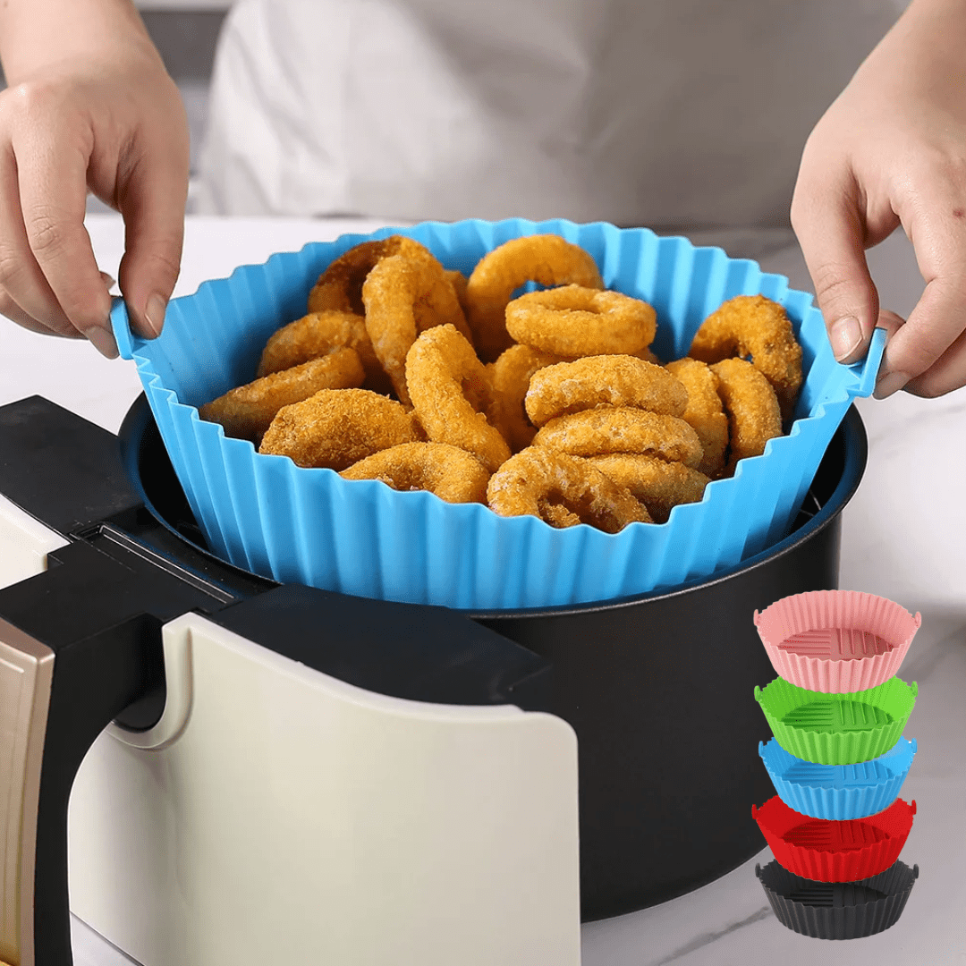 Silicone Clean -  Forma Reutilizável para AirFryer (Compre 1 Leve 6)