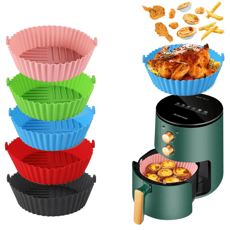 Silicone Clean -  Forma Reutilizável para AirFryer (Compre 1 Leve 6)