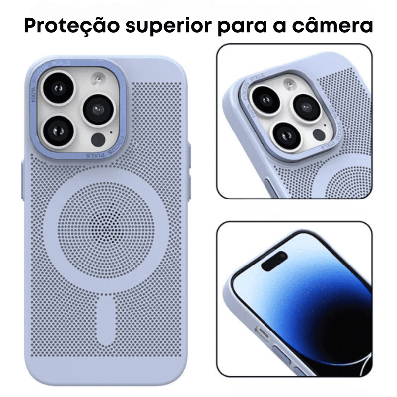 Case Exclusiva Max - Projetada para dissipar o calor (Compatível com MagSafe)