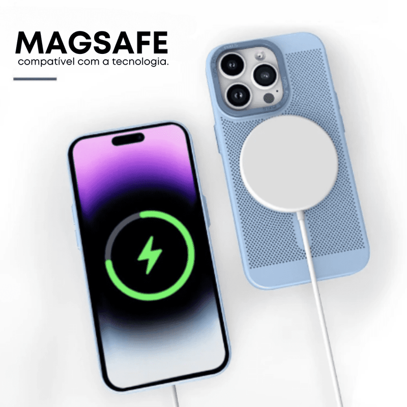 Case Exclusiva Max - Projetada para dissipar o calor (Compatível com MagSafe)