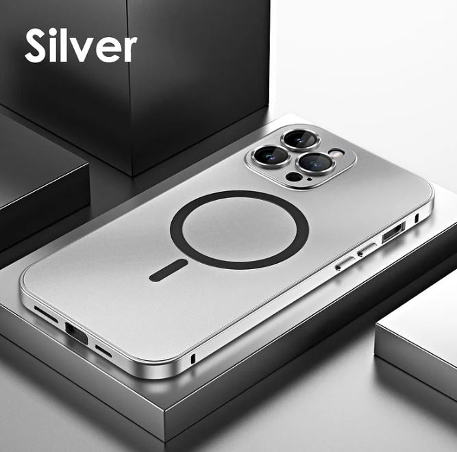 Case Magnética 360º Metal - Compatível com Magsafe