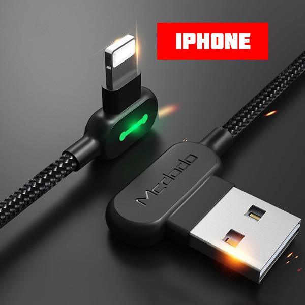 Carregador para iPhone - USB C - Micro-USB | Cabo Titã™ - lojaluarshop