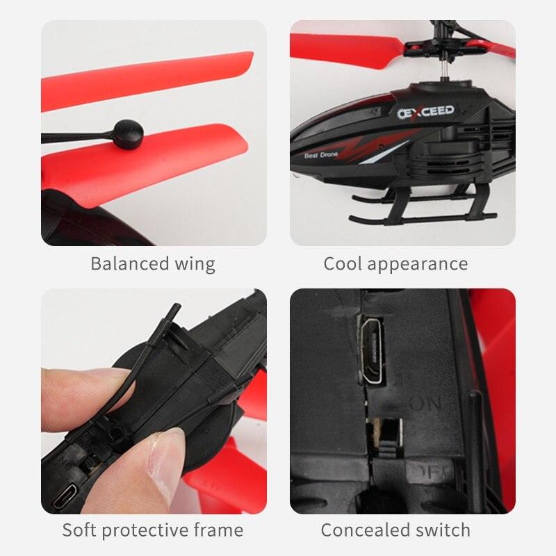 Helicoptero com controle remoto (Edição especial com LED) - lojaluarshop