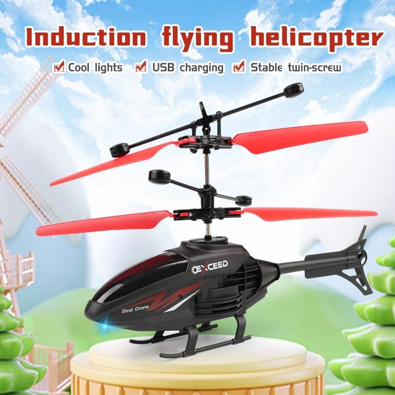 Helicoptero com controle remoto (Edição especial com LED) - lojaluarshop