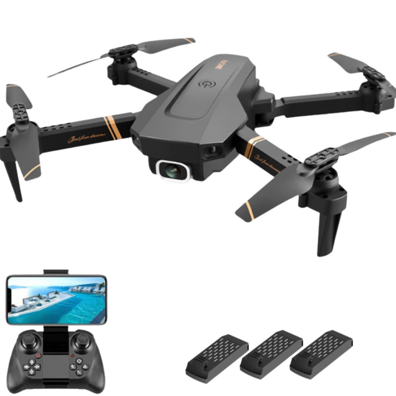 Drone Profissional Quadcopter Com Wifi e Controle Remoto - lojaluarshop